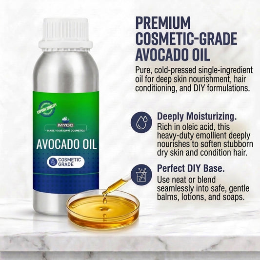 Avocado Oil for cosmetic and personal care formulations