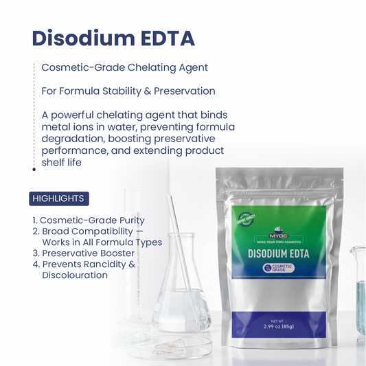 Disodium edta ingredient for cosmetic and personal care formulations