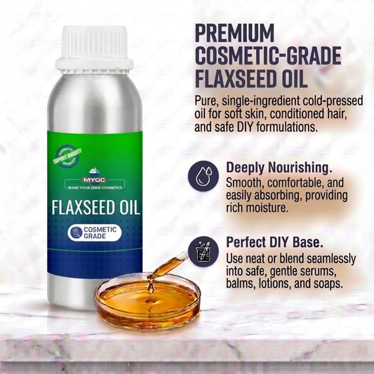 Flaxseed Oil for cosmetic and personal care formulations