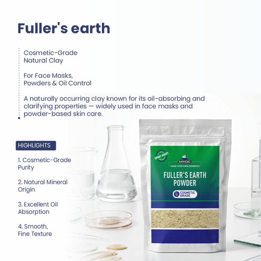 Fuller's earth ingredient for cosmetic and personal care formulations