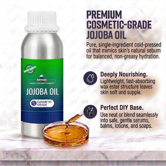 Jojoba Oil (Golden) for cosmetic and personal care formulations