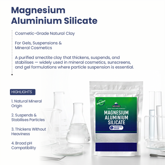 Magnesium Aluminium Silicate ingredient for cosmetic and personal care formulations