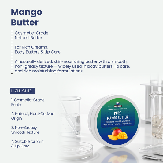 Mango Butter for creams balms and body care formulations
