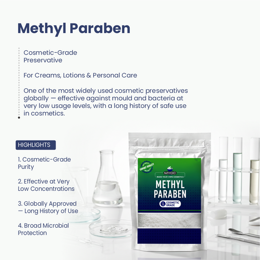 Methyl Paraben preservative ingredient for cosmetic formulations