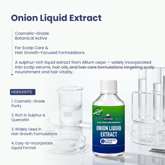 Onion Liquid Extract botanical ingredient for cosmetic formulations