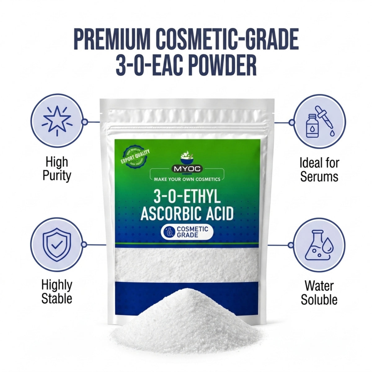 3-O-Ethyl Ascorbic Acid for Brightening Skincare formulations