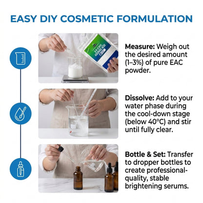 Cosmetic Grade 3-O-Ethyl Ascorbic Acid Vitamin C Derivative