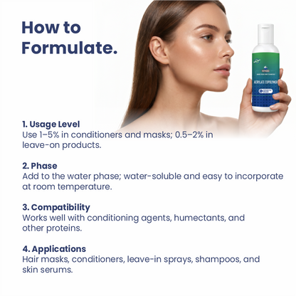 How to Use Hydrolyzed Wheat Protein in Hair Care formulations