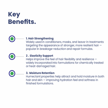 Hydrolyzed Wheat Protein Benefits for Hair Strength Elasticity and Moisture Retention