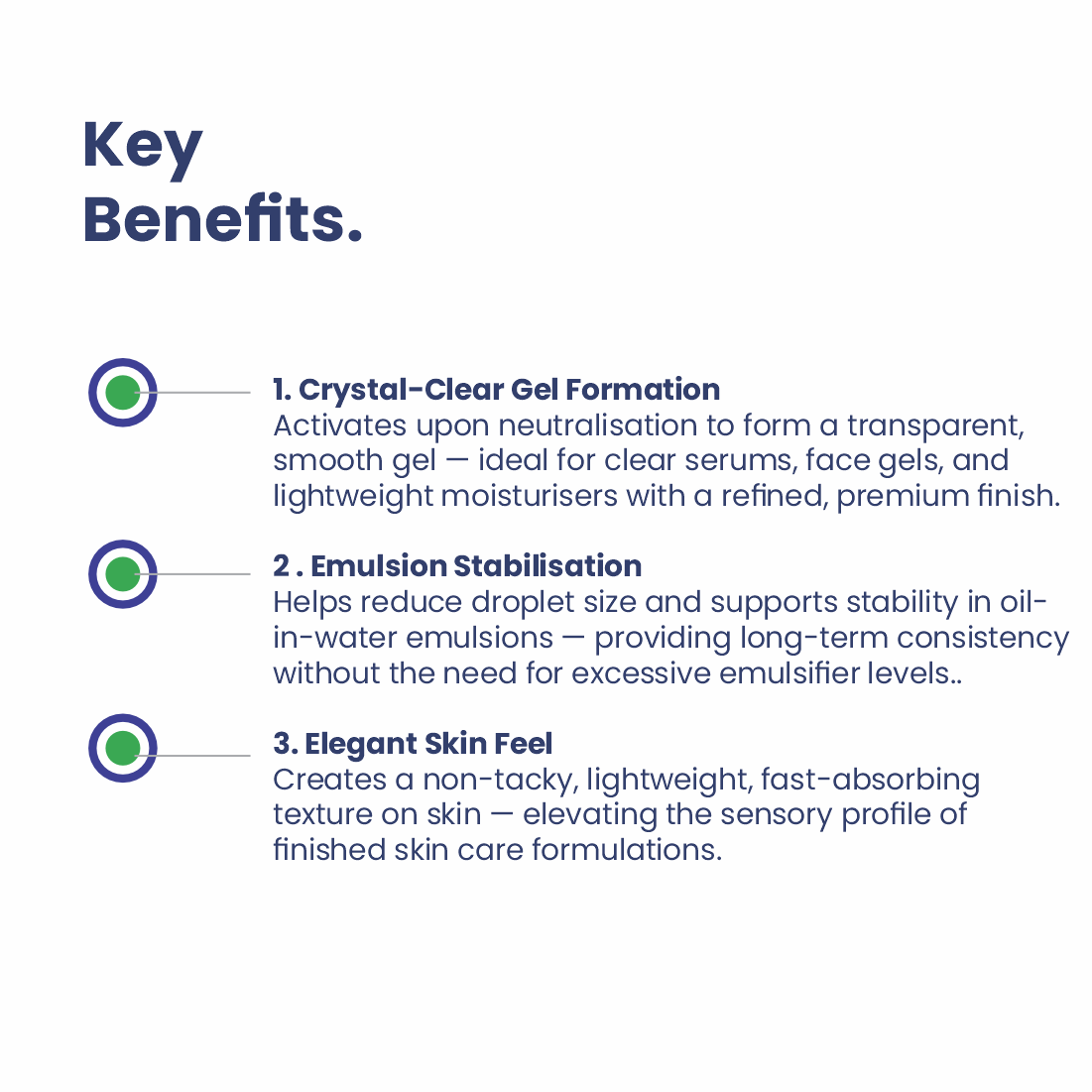 Acrylates C10-30 Benefits for Gel Formation and Emulsion Stabilisation