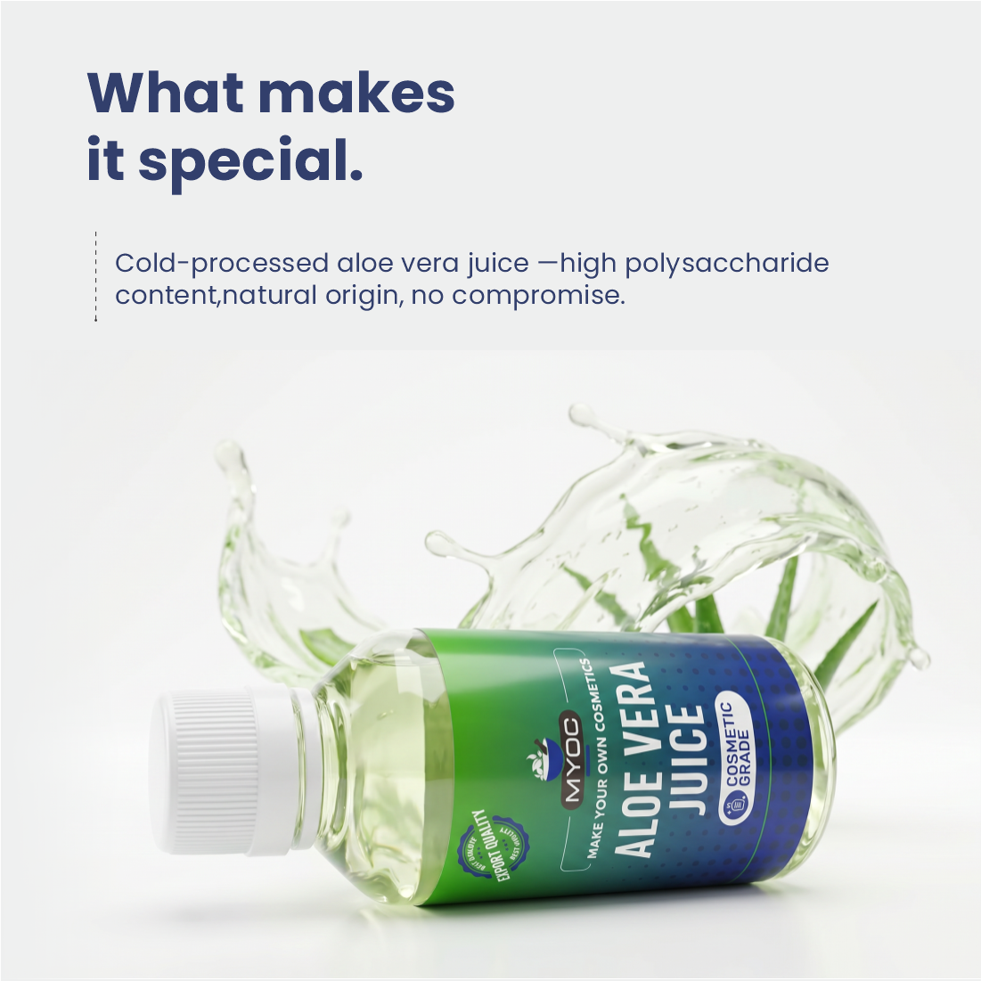 Cold Processed Aloe Vera Juice Cosmetic Ingredient