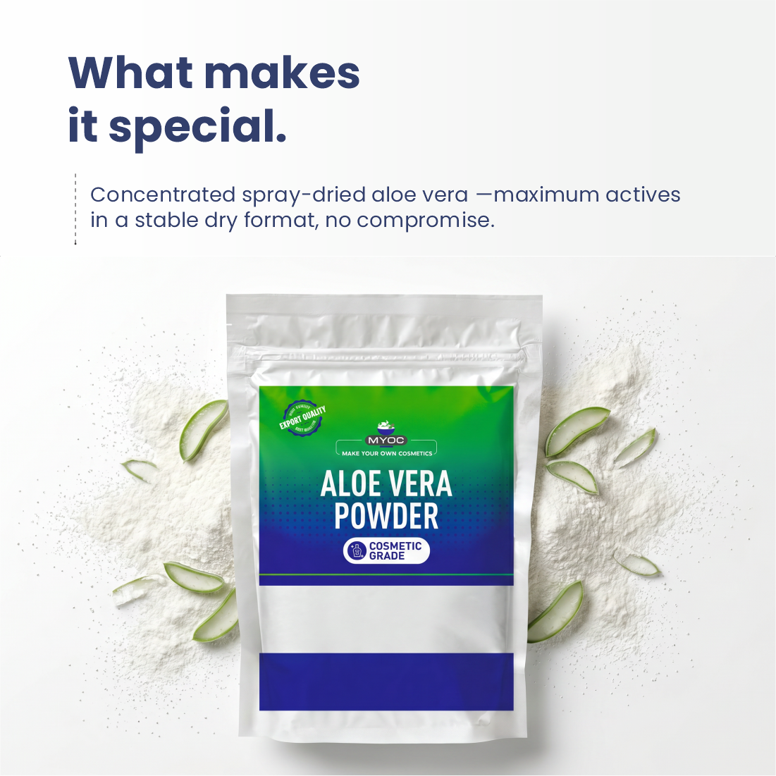 Concentrated Spray Dried Aloe Vera Powder Cosmetic Ingredient