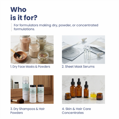 Aloe Vera Powder for Face Masks Sheet Masks Dry Shampoo and Hair Care