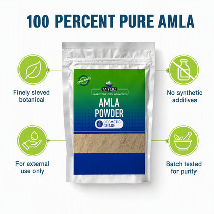 Pure Amla Powder Cosmetic Grade for Hair Care formulations