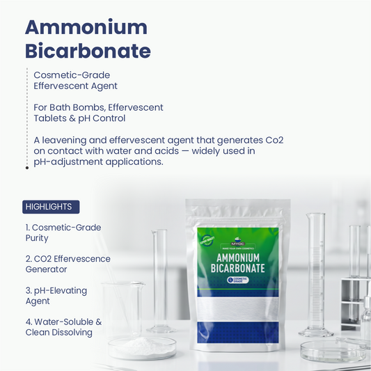 Ammonium Bicarbonate powder for cosmetic and personal care formulations