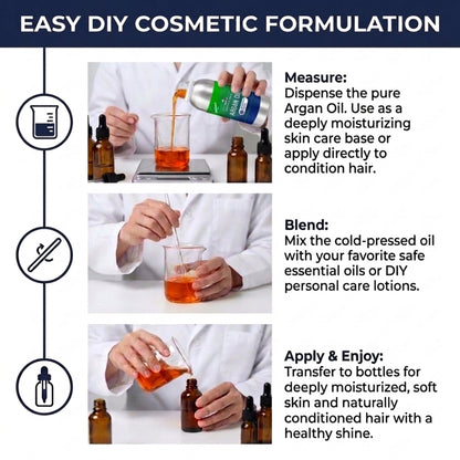 Argan Oil ingredient profile for skin and hair care formulations