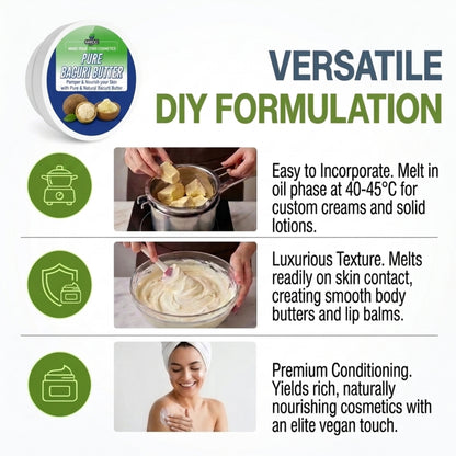 Bacuri Butter texture and formulation properties