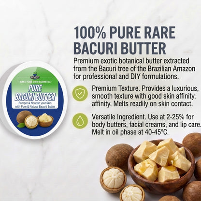 Bacuri Butter for creams balms and body care formulations