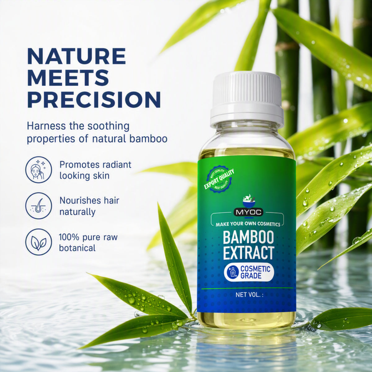 Bamboo Extract key benefits for skincare and haircare formulations