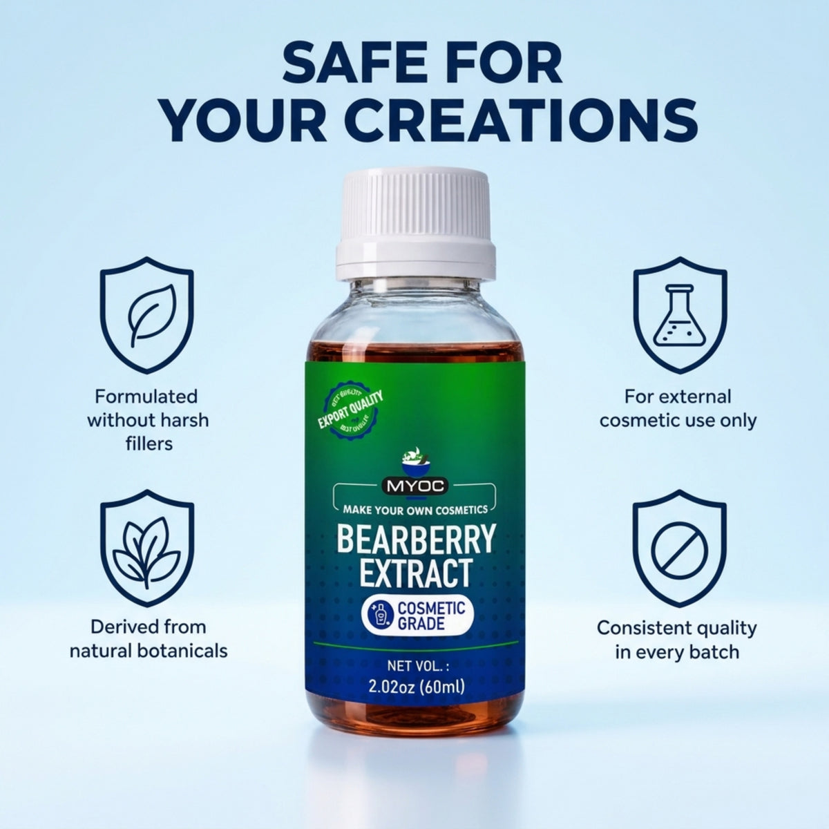 How to use Bearberry Extract in cosmetic formulations