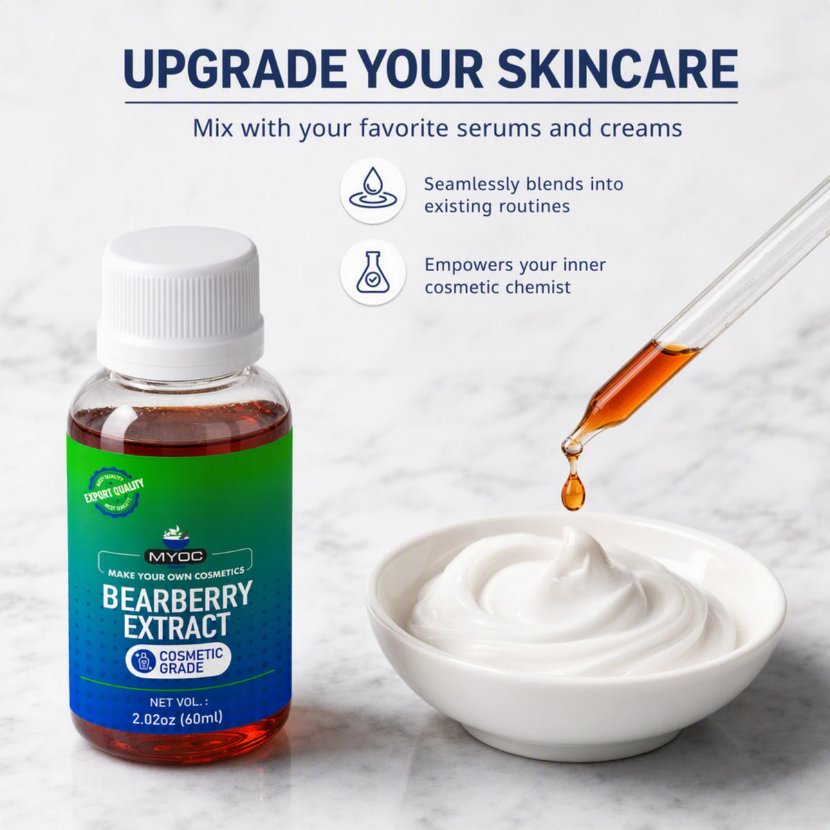 Bearberry Extract botanical ingredient for cosmetic formulations