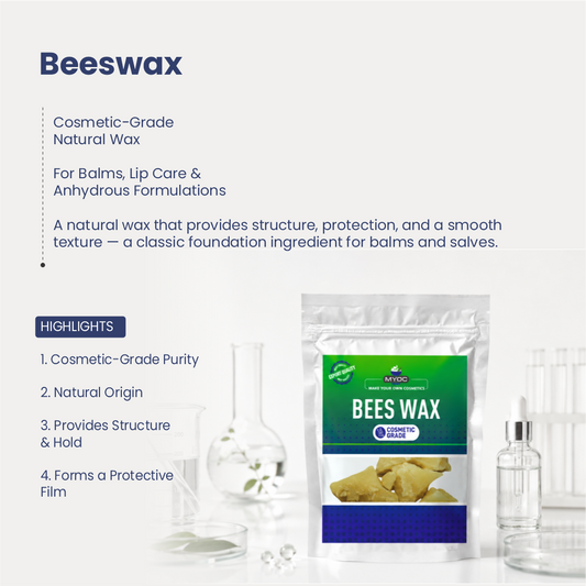 Beeswax for creams balms and personal care formulations