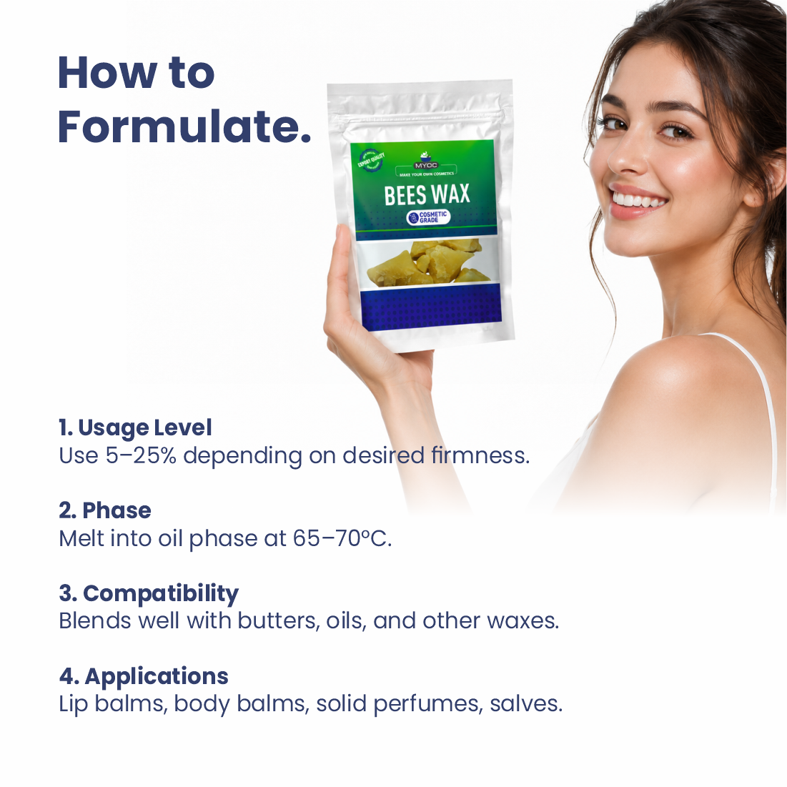 How to use Beeswax in cosmetic formulations