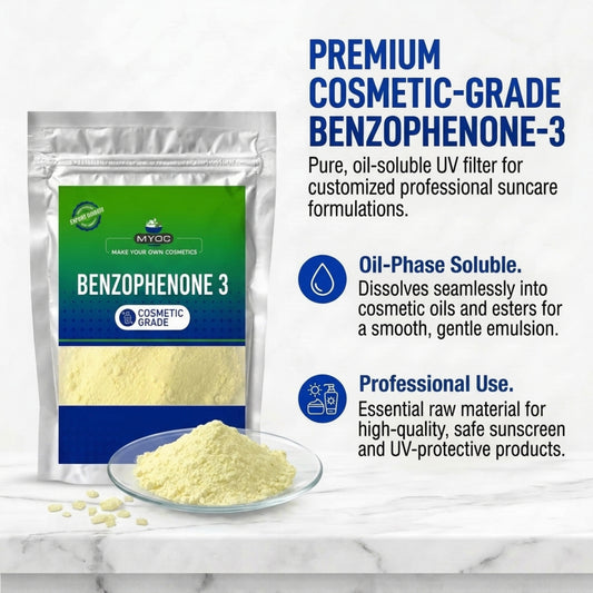Benzophenone ingredient for cosmetic and personal care formulations
