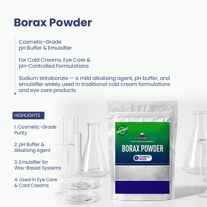 Borax Powder powder for cosmetic and personal care formulations