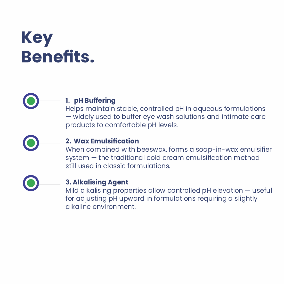 Borax Powder key benefits for cosmetic formulations