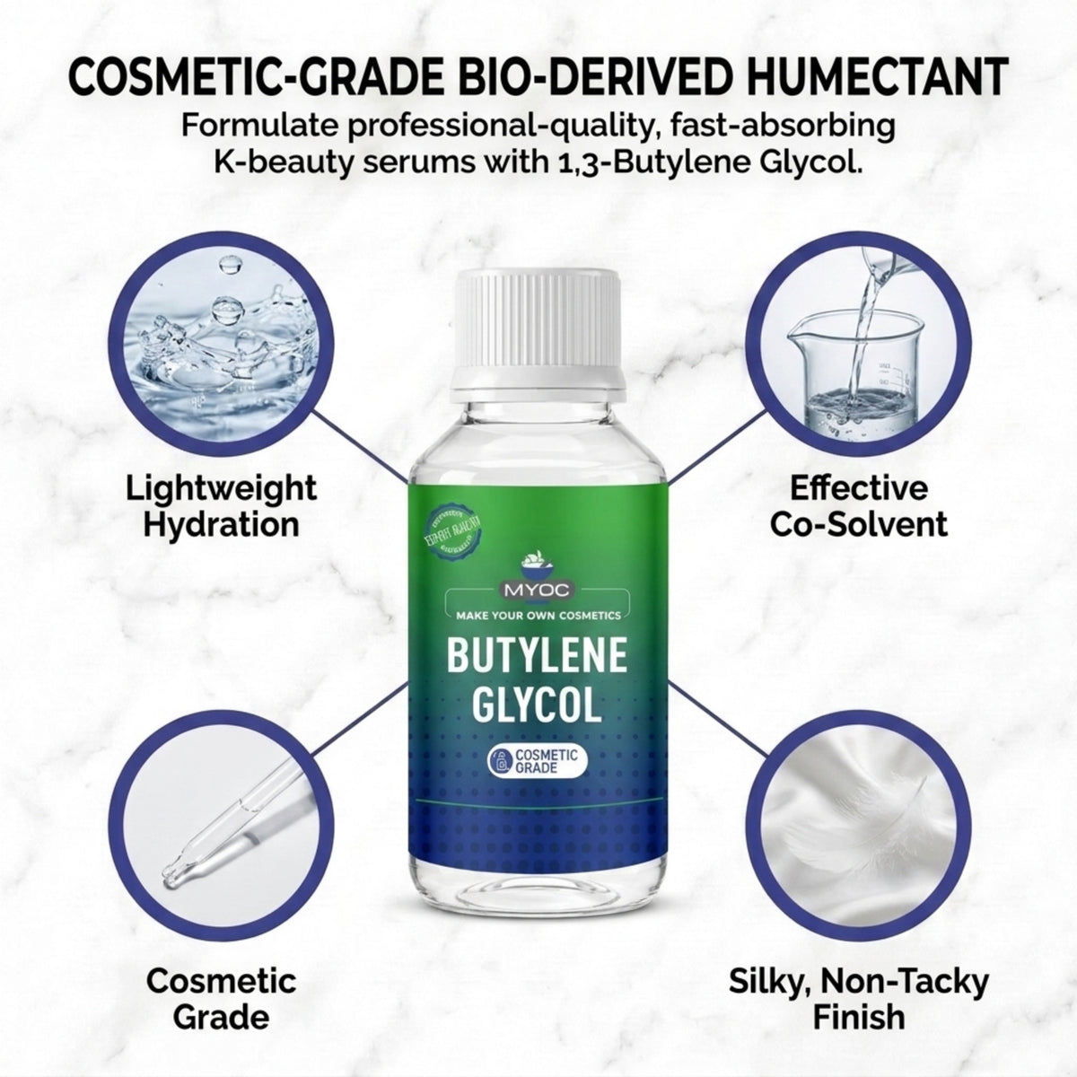 Butylene Glycol key benefits for cosmetic formulations