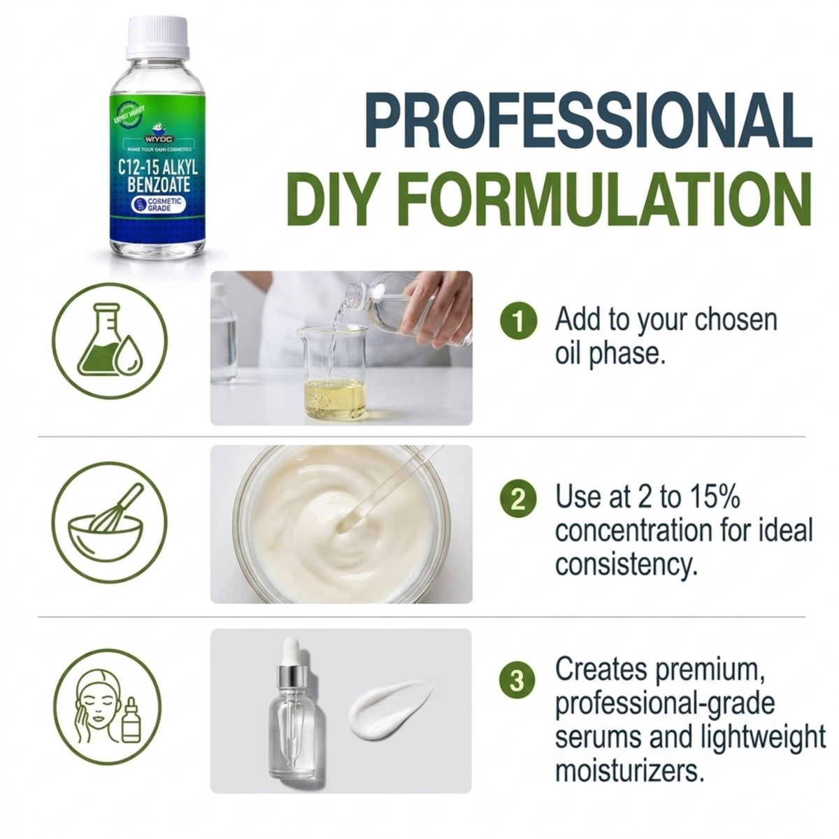 C12-15 Alkyl Benzoate formulation properties and ingredient profile