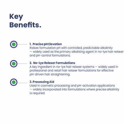 Calcium Hydroxide Powder key benefits for cosmetic formulations