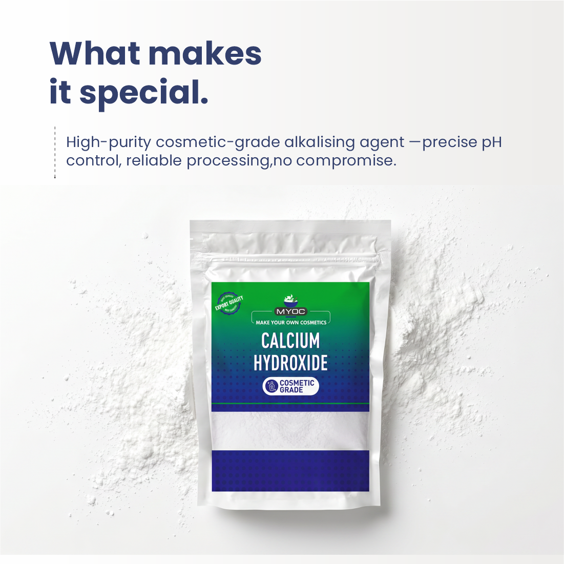 Calcium Hydroxide Powder formulation properties and ingredient profile