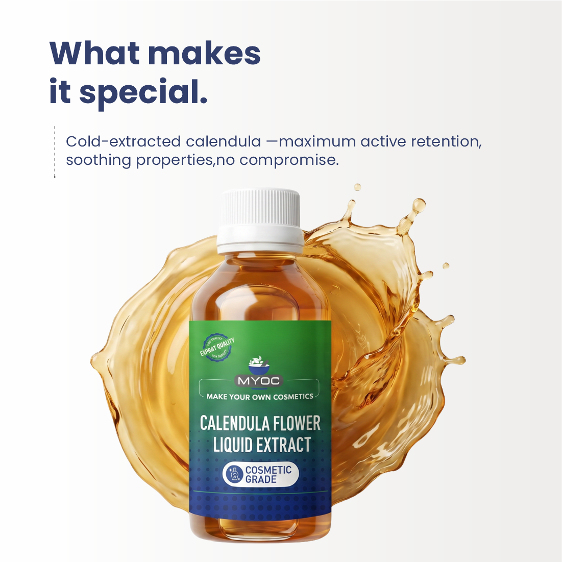 Calendula Flower Liquid Extract formulation properties and cosmetic applications