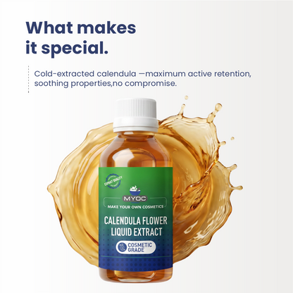 Calendula Flower Liquid Extract formulation properties and cosmetic applications