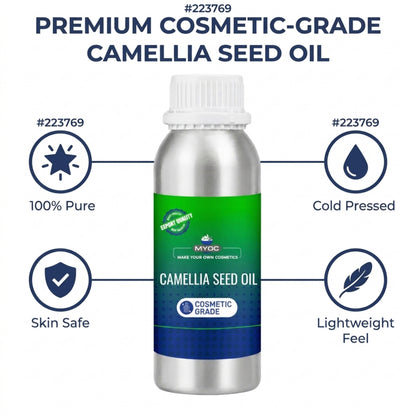 Camellia Seed Oil applications in skincare haircare and body care products
