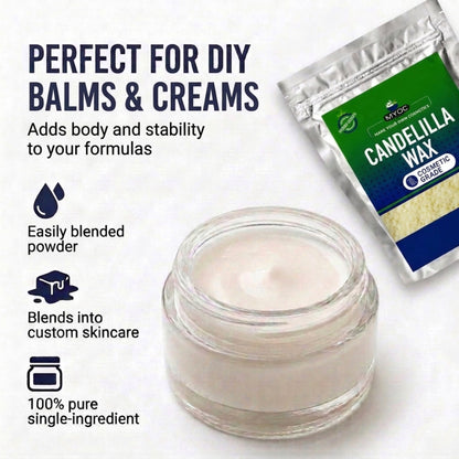 Candelilla Wax applications in skincare haircare and body care products