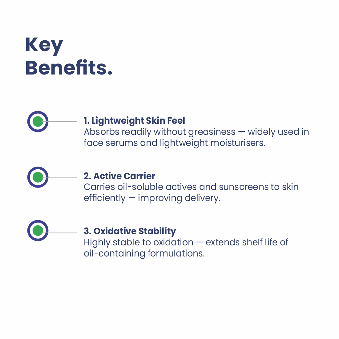 Caprylic/Capric Triglyceride key benefits for cosmetic formulations