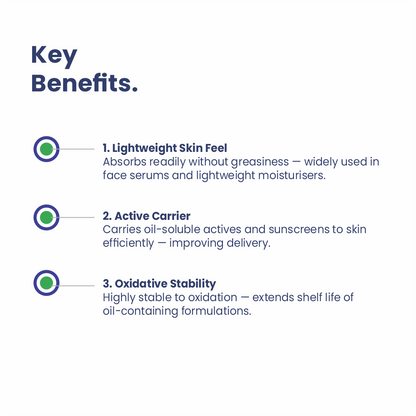 Caprylic/Capric Triglyceride key benefits for cosmetic formulations