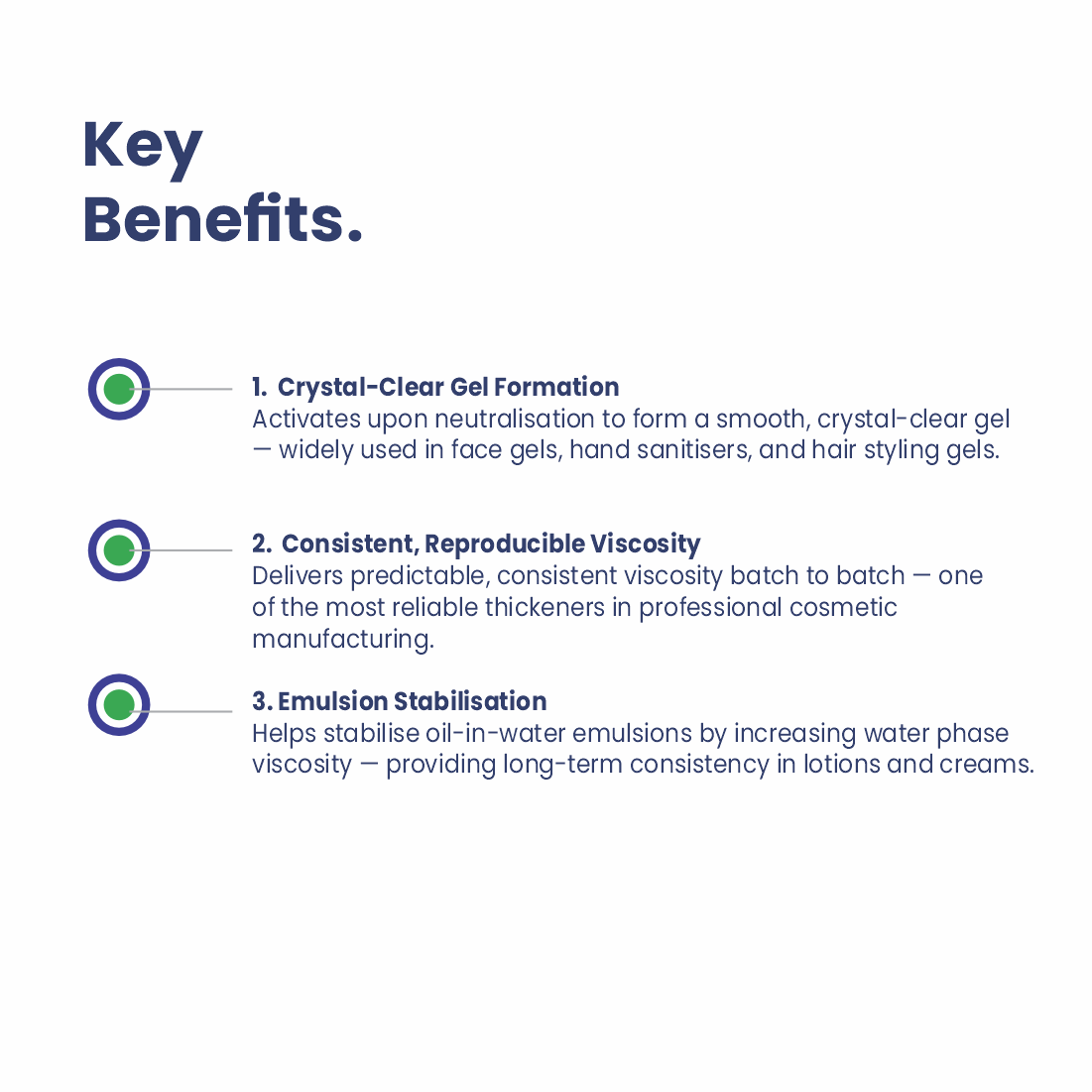 Carbomer 940 key benefits for cosmetic formulations