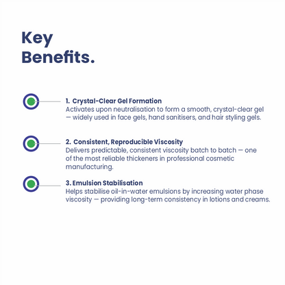 Carbomer 940 key benefits for cosmetic formulations