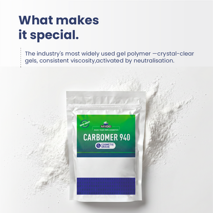 Carbomer 940 formulation properties and ingredient profile