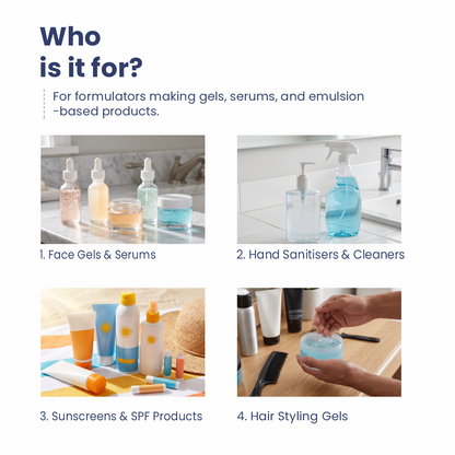 Carbomer 940 applications in skincare haircare and personal care products