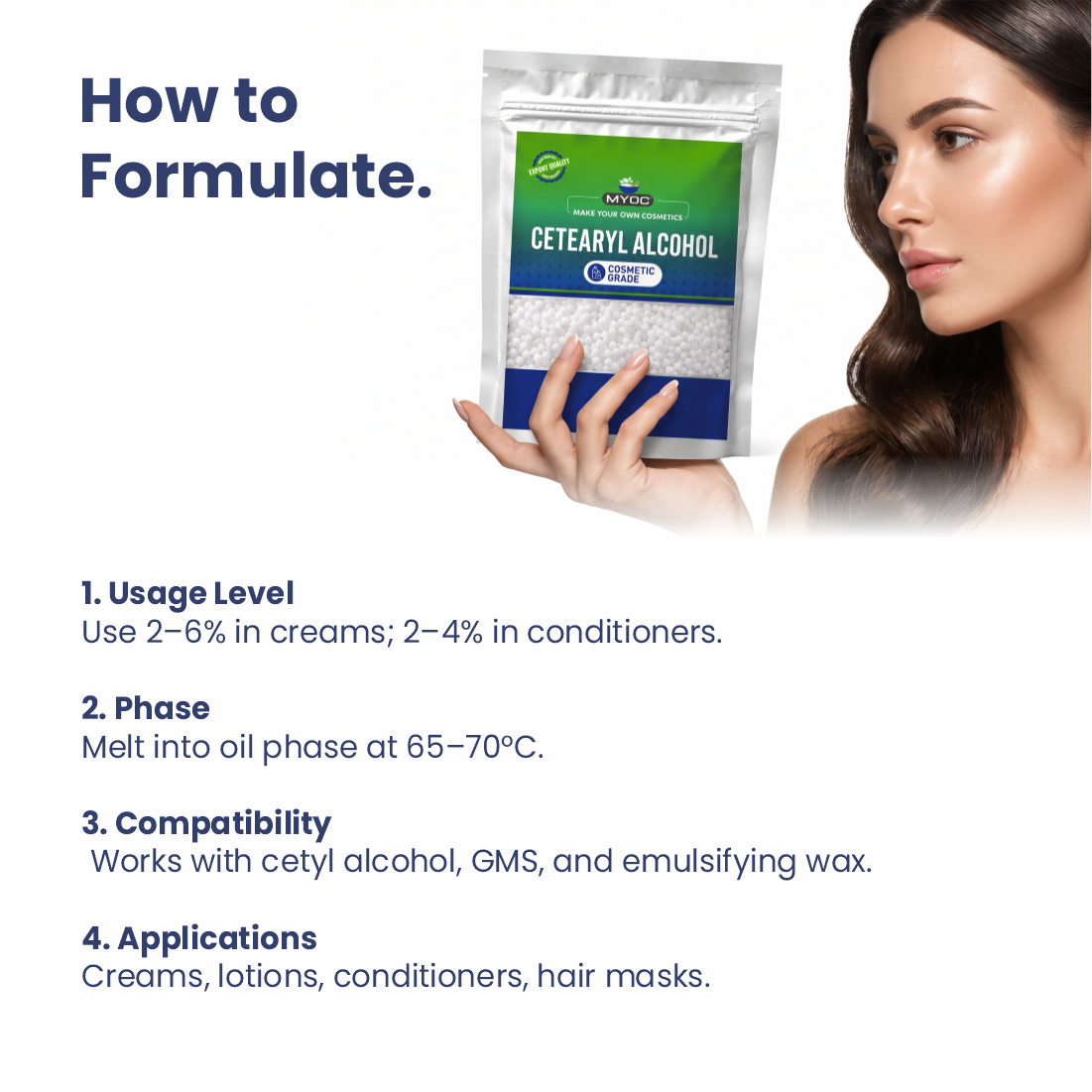 How to use Cetearyl Alcohol in cosmetic formulations