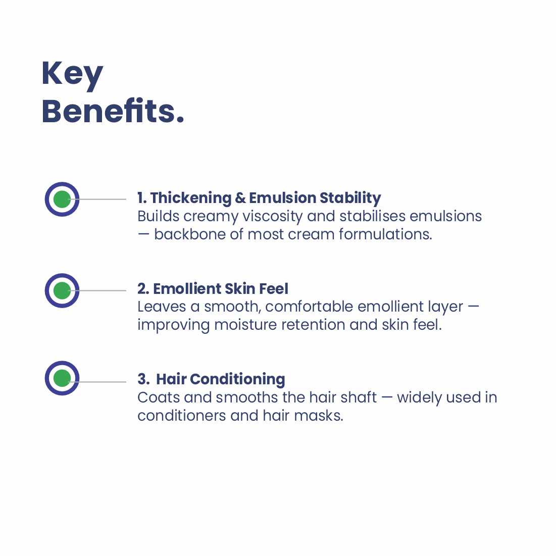 Cetearyl Alcohol key benefits for cosmetic formulations