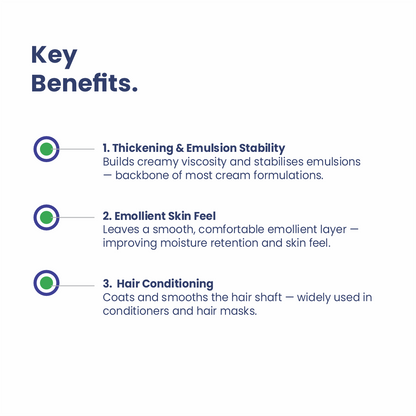 Cetearyl Alcohol key benefits for cosmetic formulations