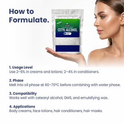 How to use Cetyl Alcohol in cosmetic formulations