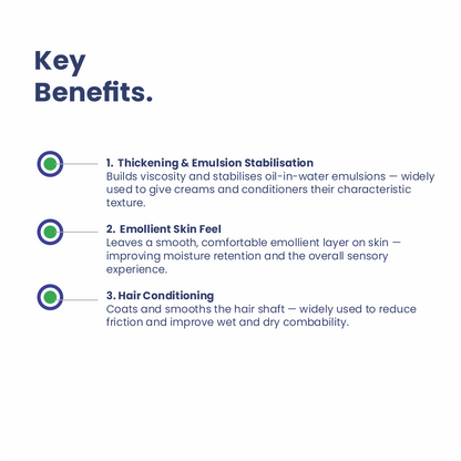 Cetyl Alcohol key benefits for cosmetic formulations