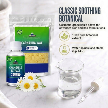 Chamomile Extract botanical ingredient for cosmetic formulations
